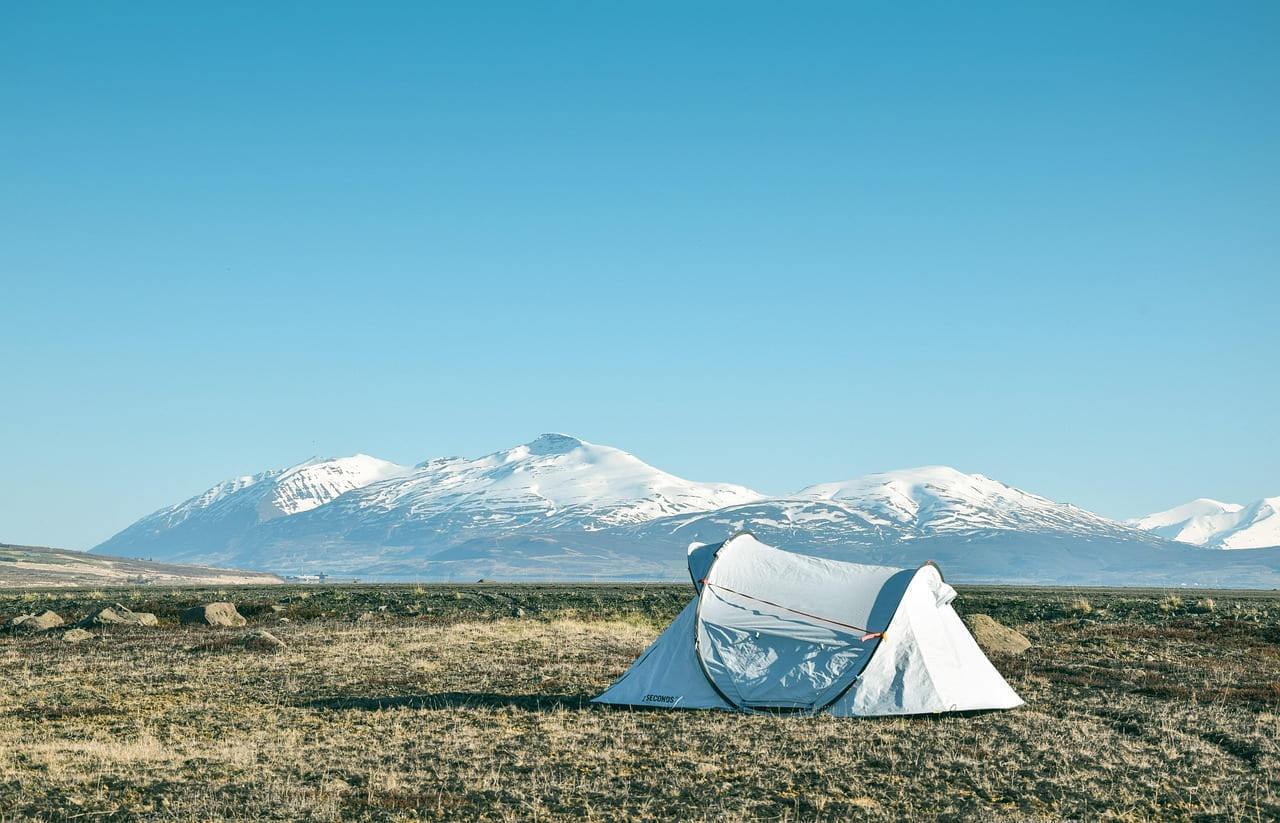 camp, camping, campsite, tent, mountains, iceland, scenic view, landscape, adventure, nature, outdoors, camp, camping, camping, camping, camping, camping, tent, tent on The Frugal Camper